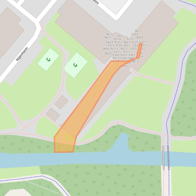 Kaart van postcodegebied 3704TV.