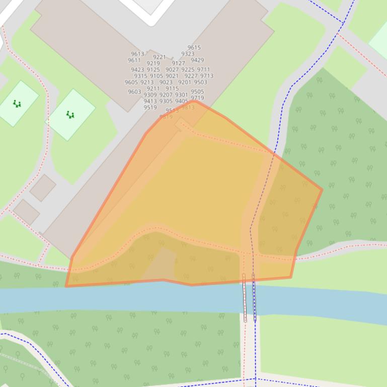 Kaart van postcodegebied 3704TZ.