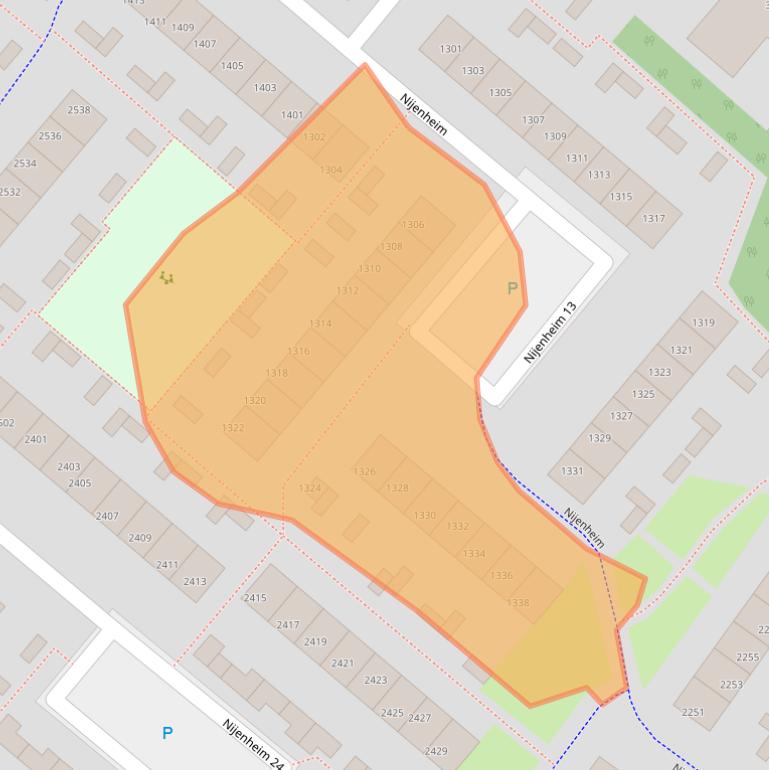 Kaart van postcodegebied 3704VD.