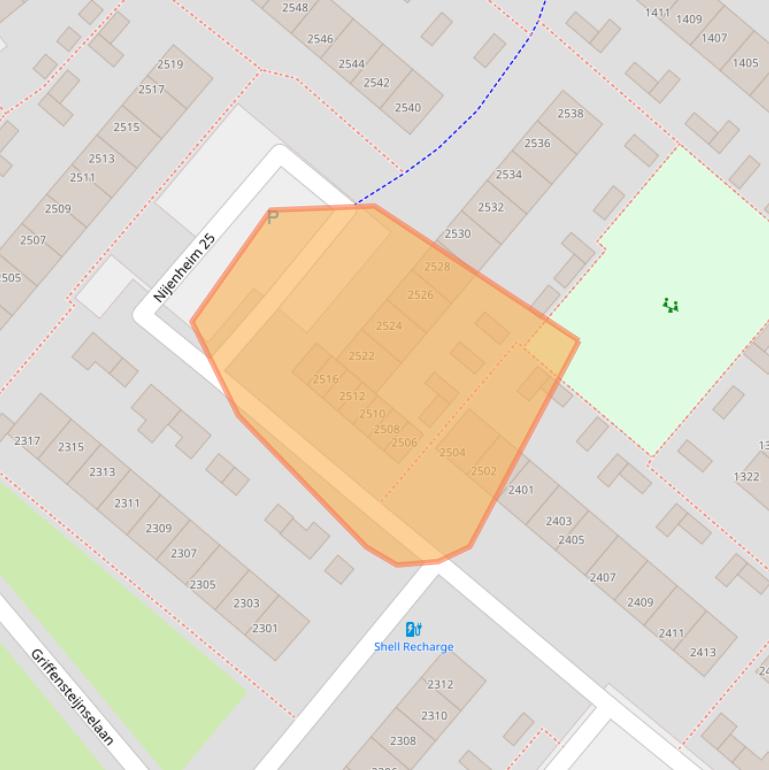 Kaart van postcodegebied 3704VM.