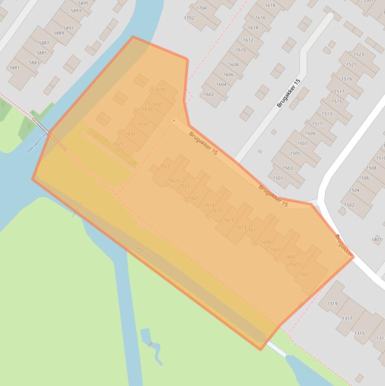 Kaart van postcodegebied 3704WK.