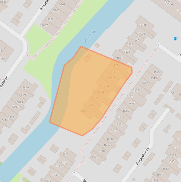 Kaart van postcodegebied 3704WN.