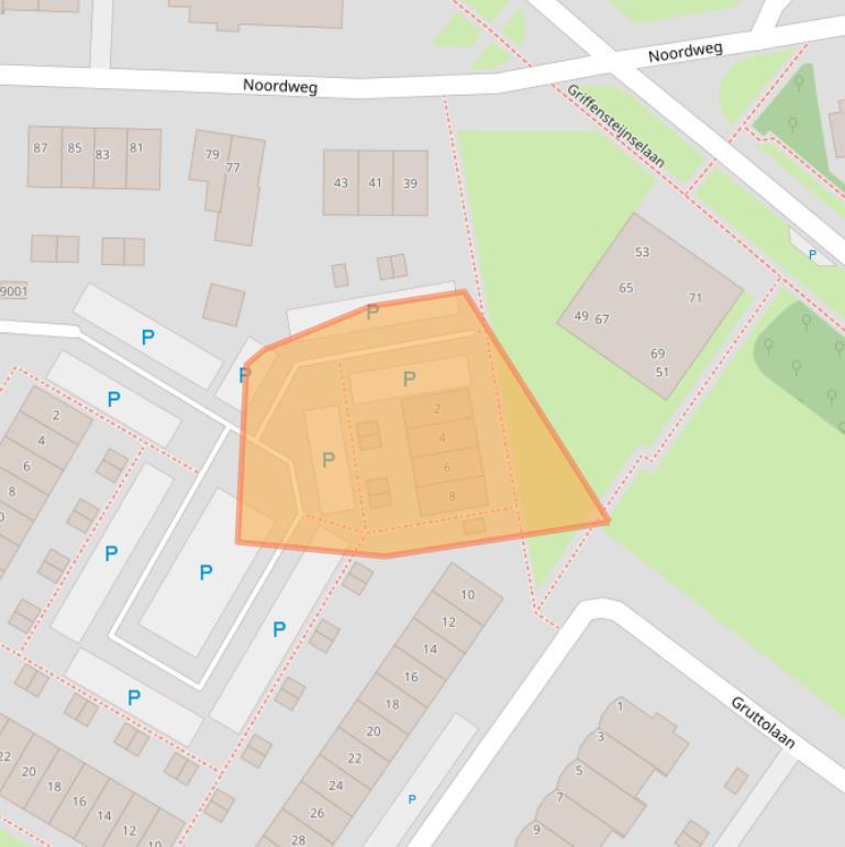 Kaart van postcodegebied 3704XJ.