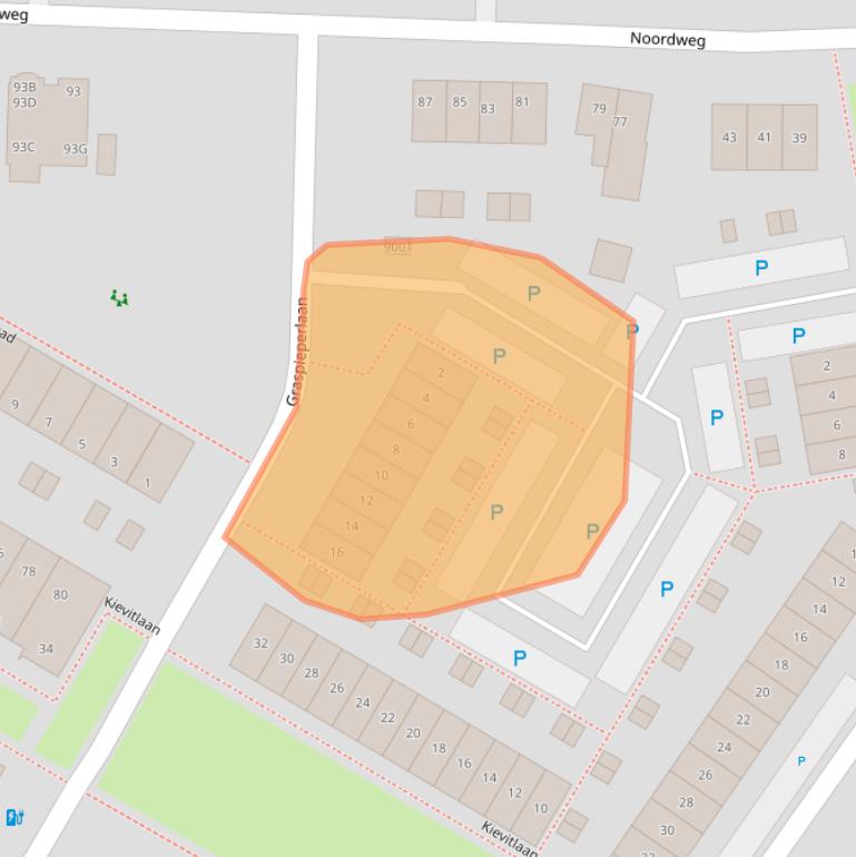 Kaart van postcodegebied 3704XL.