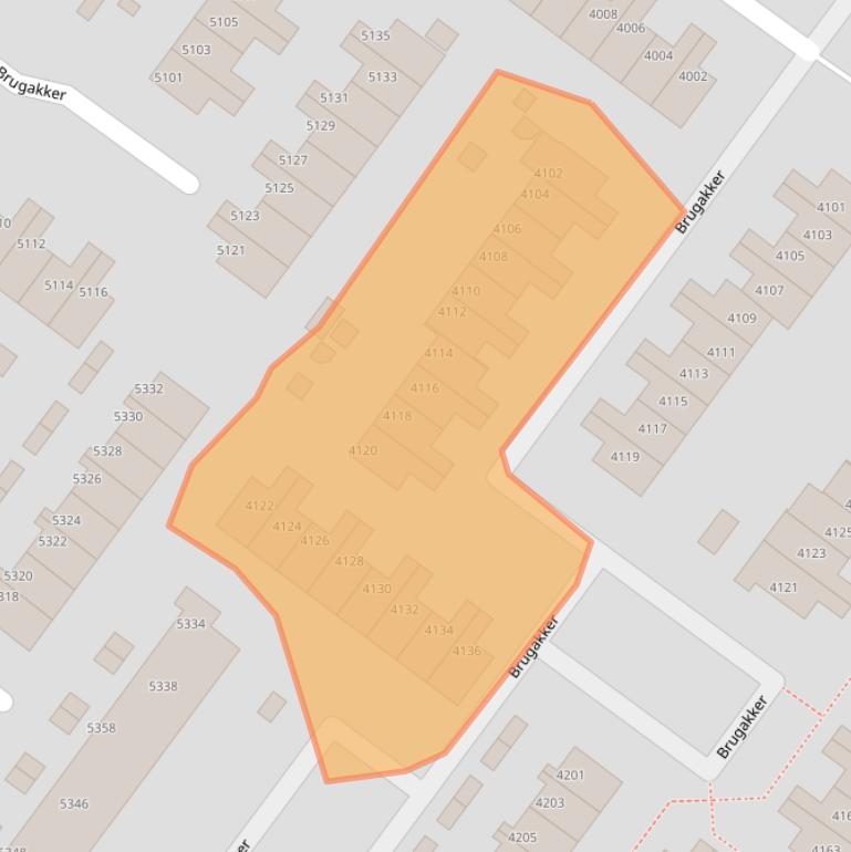 Kaart van postcodegebied 3704ZB.