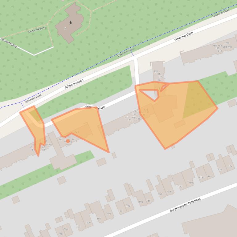 Kaart van postcodegebied 3705GR.