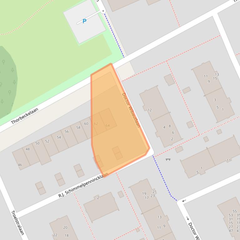 Kaart van postcodegebied 3705KP.