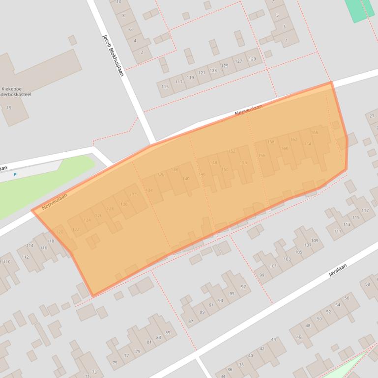 Kaart van postcodegebied 3705LH.