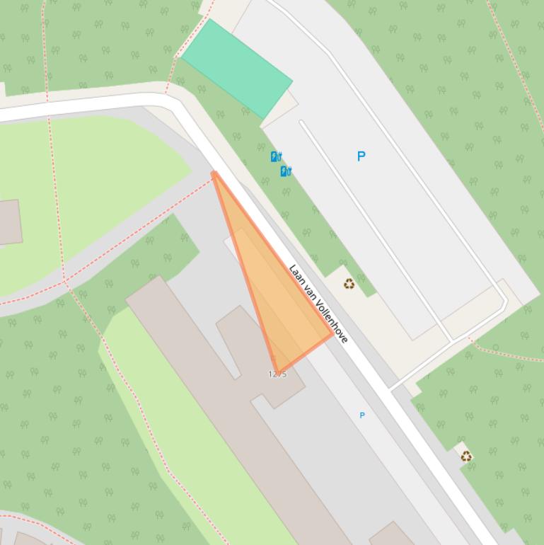 Kaart van postcodegebied 3706ES.