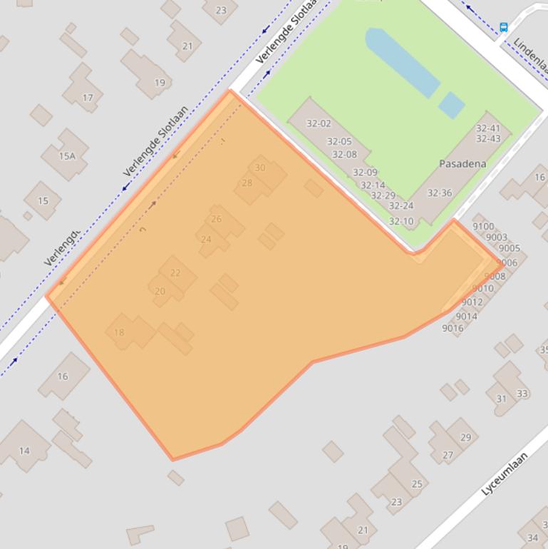 Kaart van postcodegebied 3707CH.