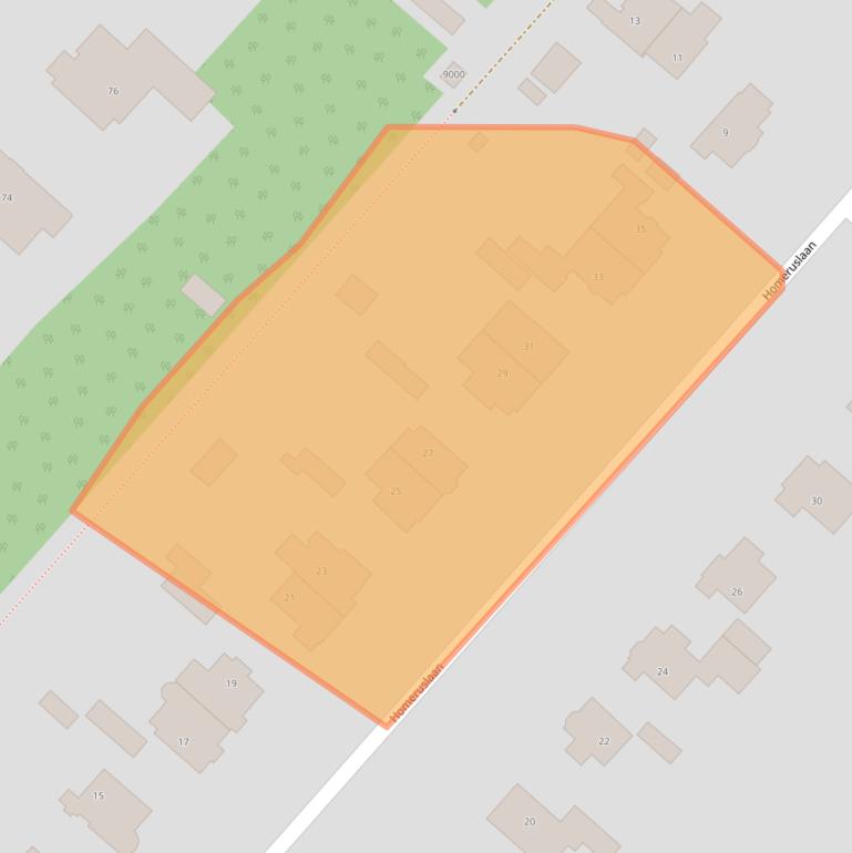 Kaart van postcodegebied 3707GN.