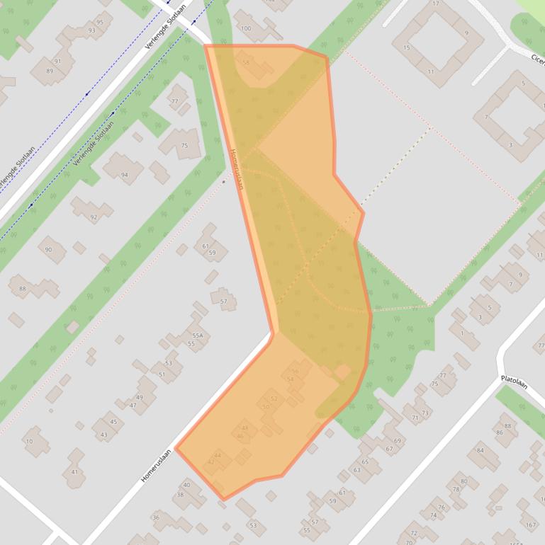 Kaart van postcodegebied 3707GV.