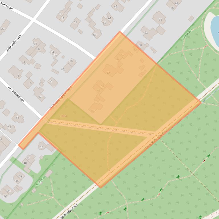 Kaart van postcodegebied 3707HJ.