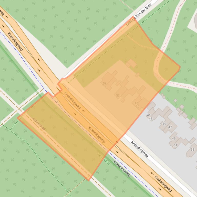 Kaart van postcodegebied 3707HM.