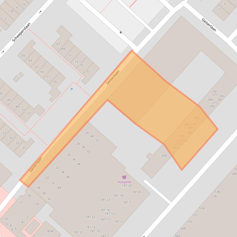 Kaart van postcodegebied 3707KB.