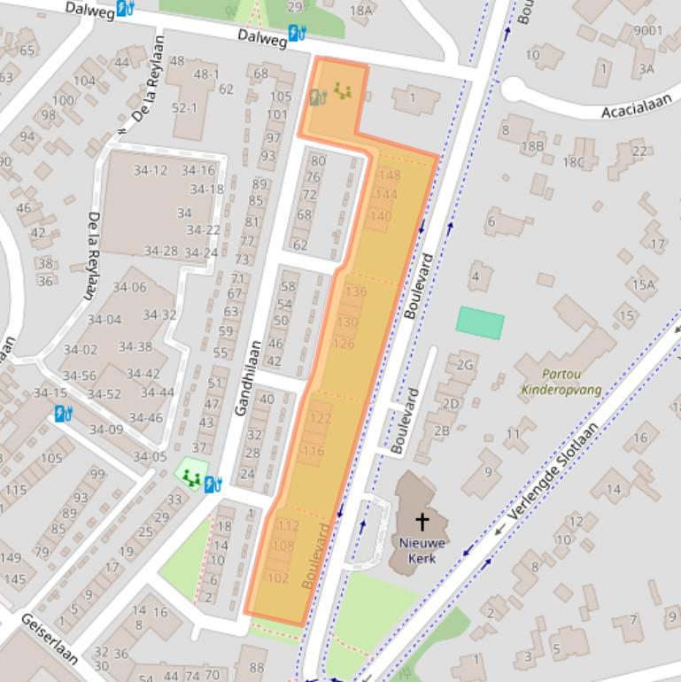 Kaart van postcodegebied 3707KP.