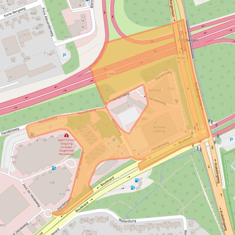 Kaart van postcodegebied 3707NG.