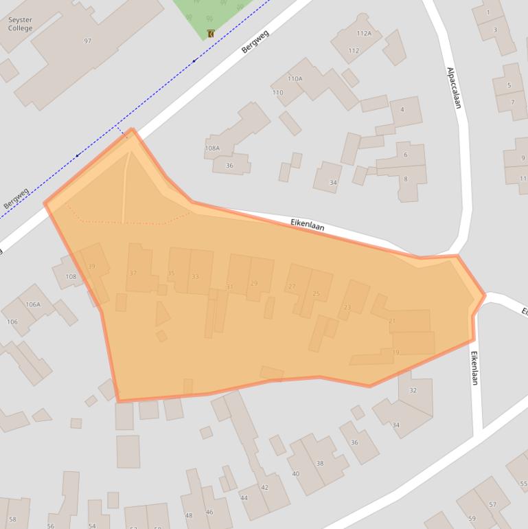 Kaart van postcodegebied 3707SC.