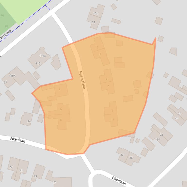 Kaart van postcodegebied 3707SM.