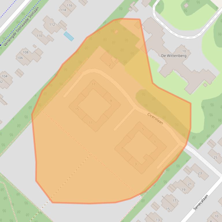 Kaart van postcodegebied 3707ZM.