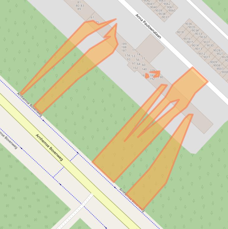 Kaart van postcodegebied 3708HM.