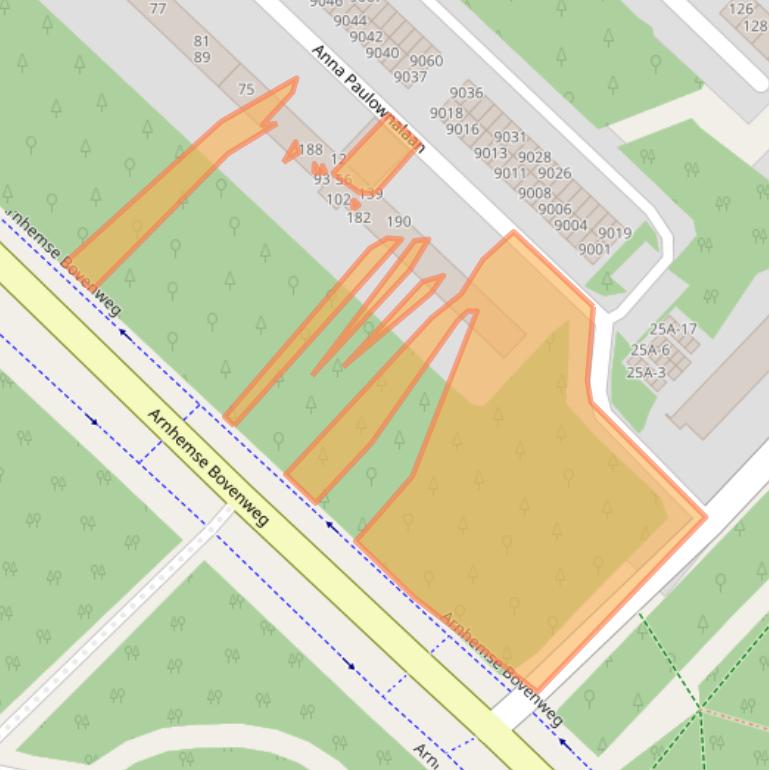 Kaart van postcodegebied 3708HN.