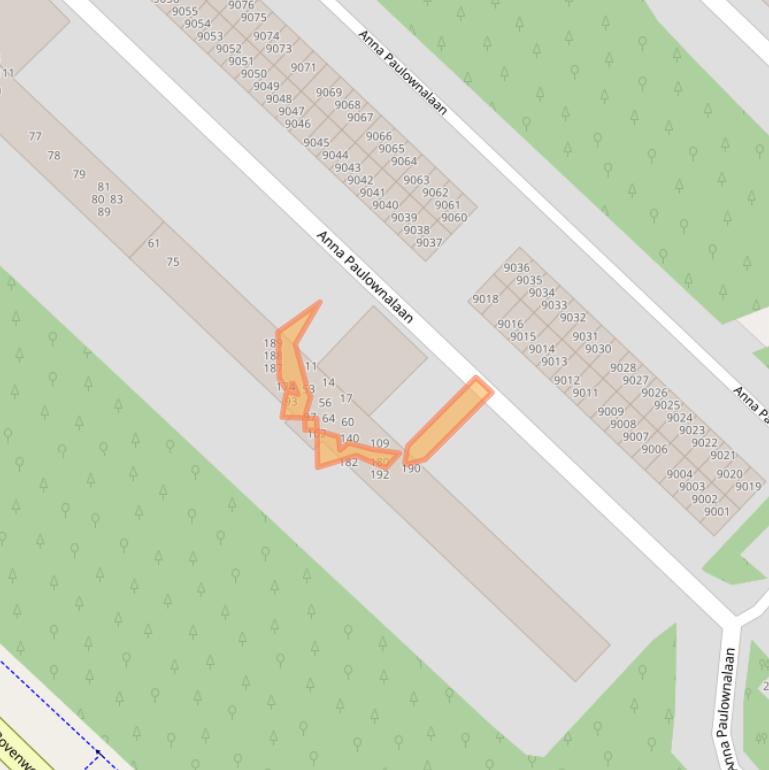 Kaart van postcodegebied 3708HR.