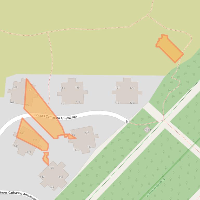 Kaart van postcodegebied 3708WR.