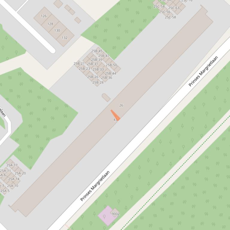 Kaart van postcodegebied 3708ZD.