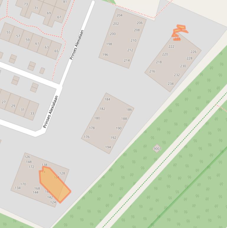 Kaart van postcodegebied 3708ZK.