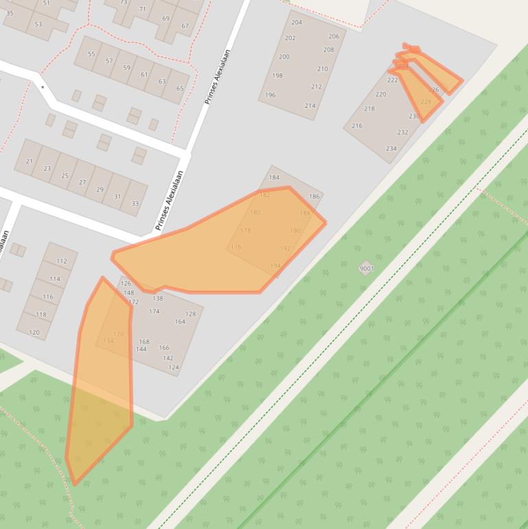 Kaart van postcodegebied 3708ZP.