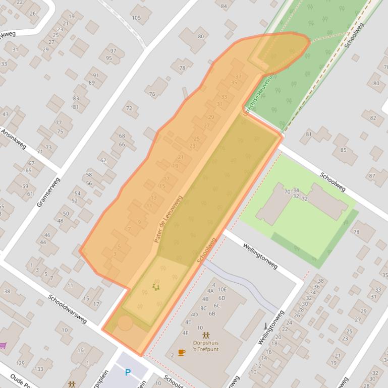 Kaart van postcodegebied 3711BX.