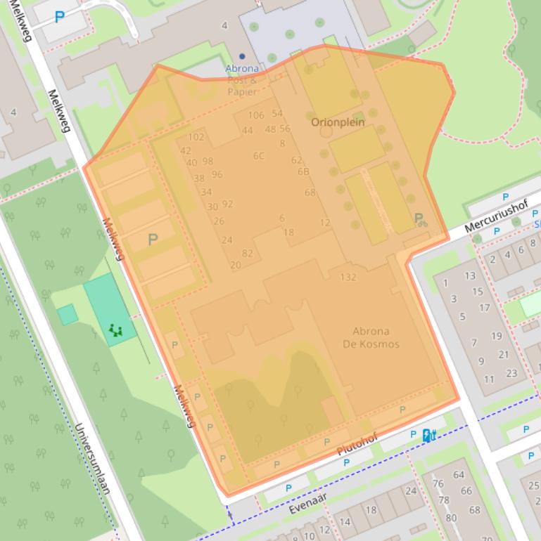 Kaart van postcodegebied 3712XL.