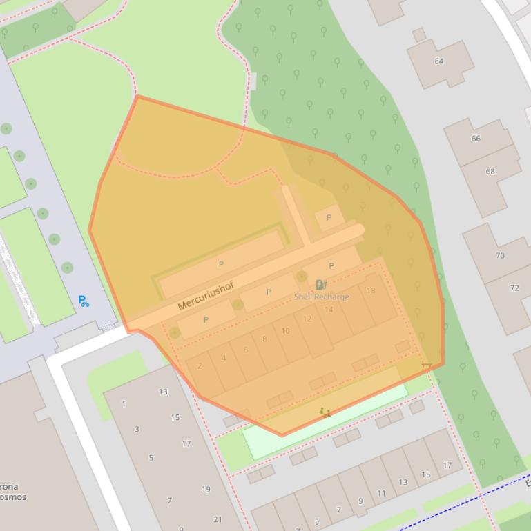 Kaart van postcodegebied 3712XM.