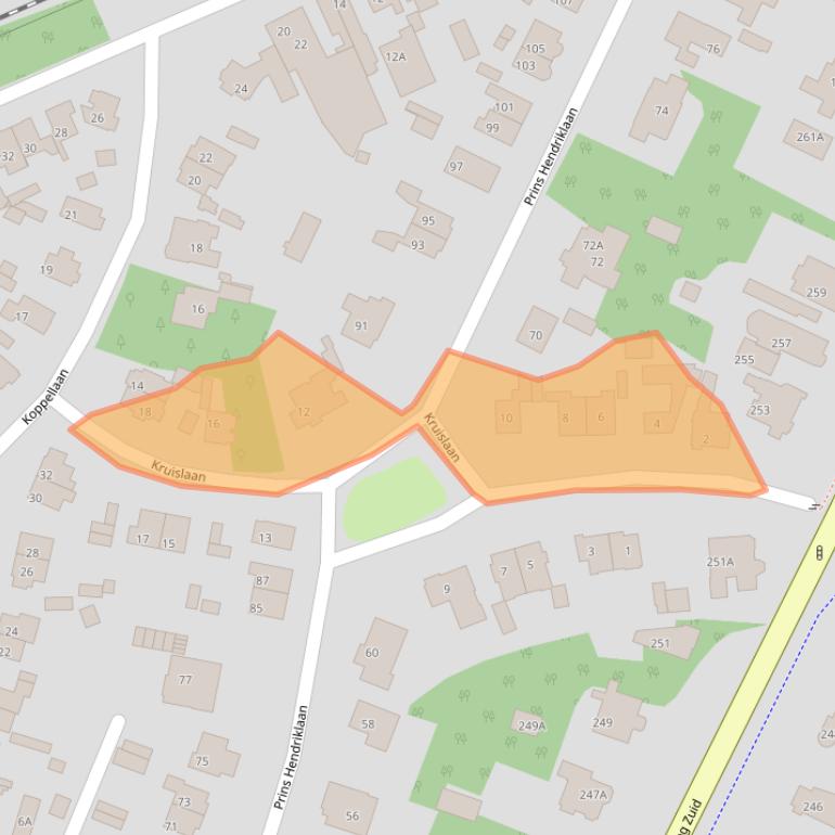 Kaart van postcodegebied 3721AM.