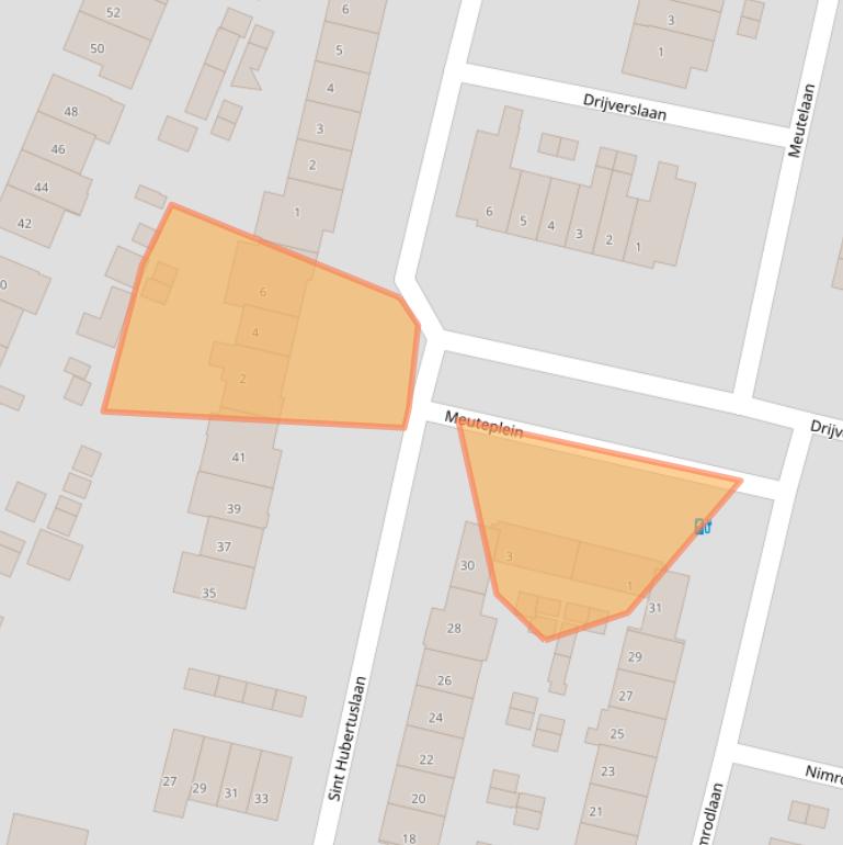 Kaart van postcodegebied 3721BT.