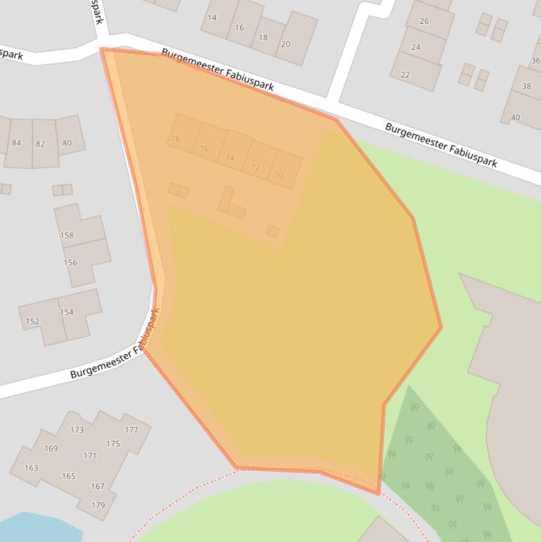 Kaart van postcodegebied 3721CP.