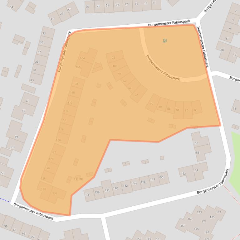 Kaart van postcodegebied 3721CR.