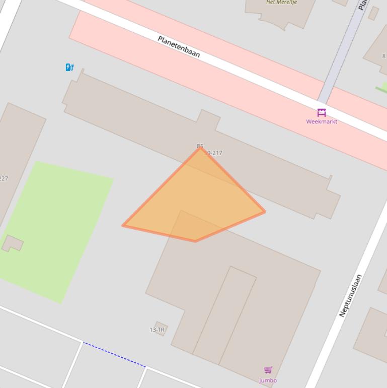 Kaart van postcodegebied 3721KG.