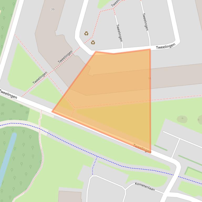 Kaart van postcodegebied 3721WV.