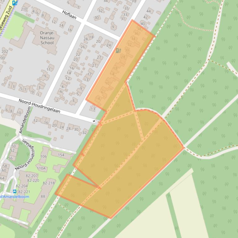 Kaart van postcodegebied 3722BE.