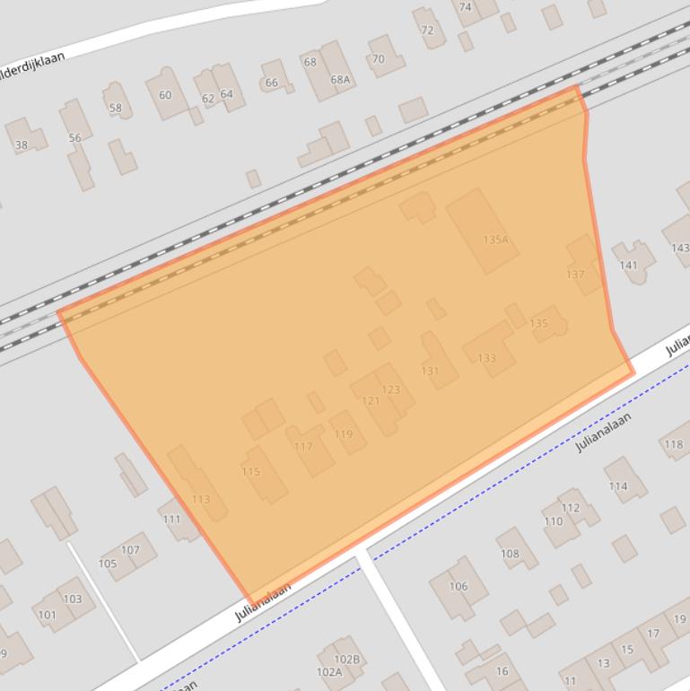 Kaart van postcodegebied 3722GH.