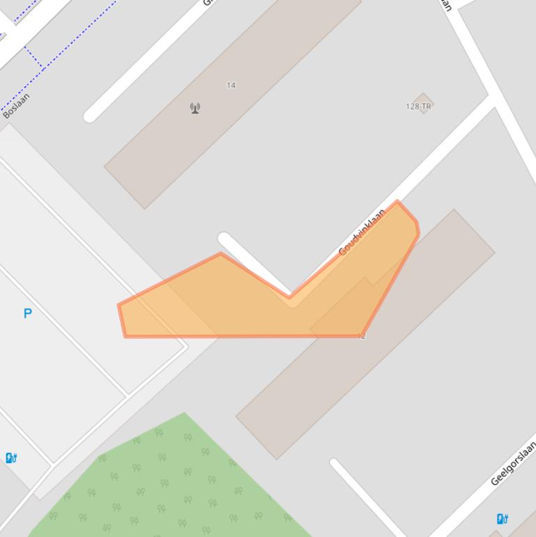 Kaart van postcodegebied 3722VD.