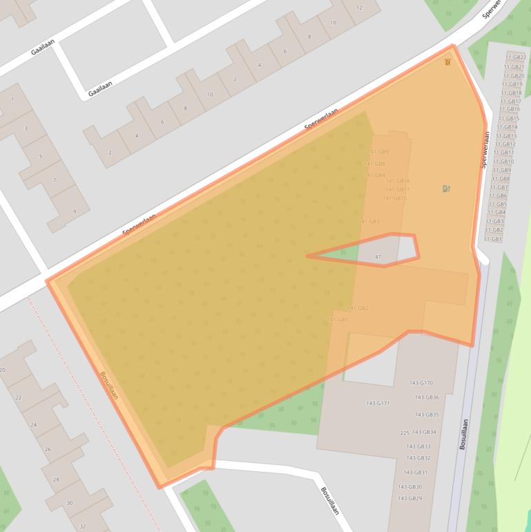 Kaart van postcodegebied 3722XH.