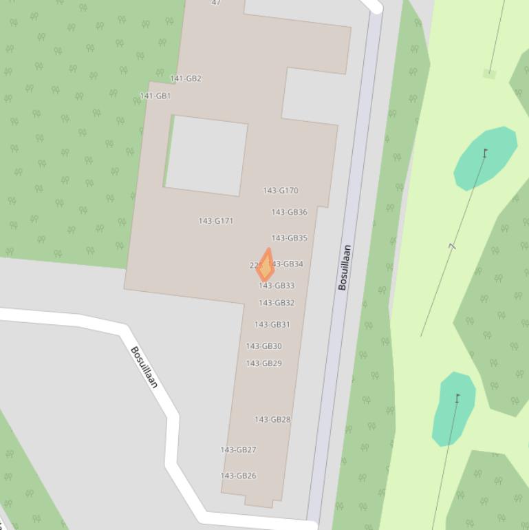 Kaart van postcodegebied 3722XK.