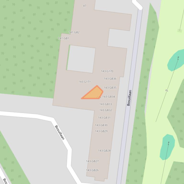 Kaart van postcodegebied 3722XL.