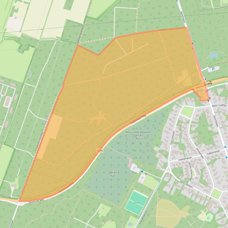 Kaart van postcodegebied 3723GD.