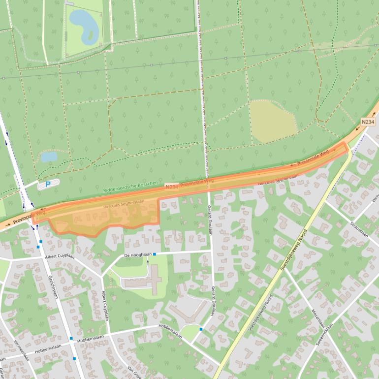 Kaart van postcodegebied 3723GT.