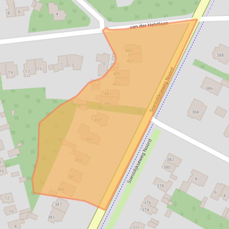 Kaart van postcodegebied 3723HD.