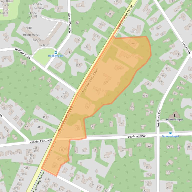 Kaart van postcodegebied 3723HL.